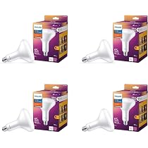 PHILIPS LED 45W R20 E26 Base 4-Pack Ultra-Definition Soft White